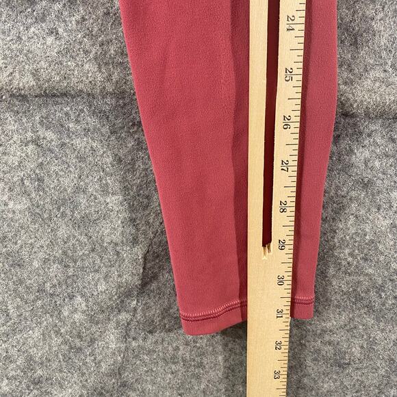 Athleta Leggings XS Petite Victorian Berry Salutation Stash Pocket Tight Workout - Picture 12 of 16